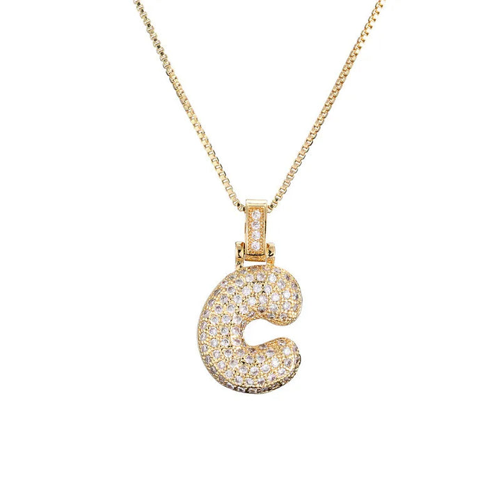 BUBBLE INITIALS Necklace