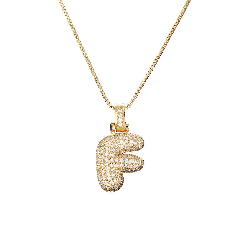 BUBBLE INITIALS Necklace