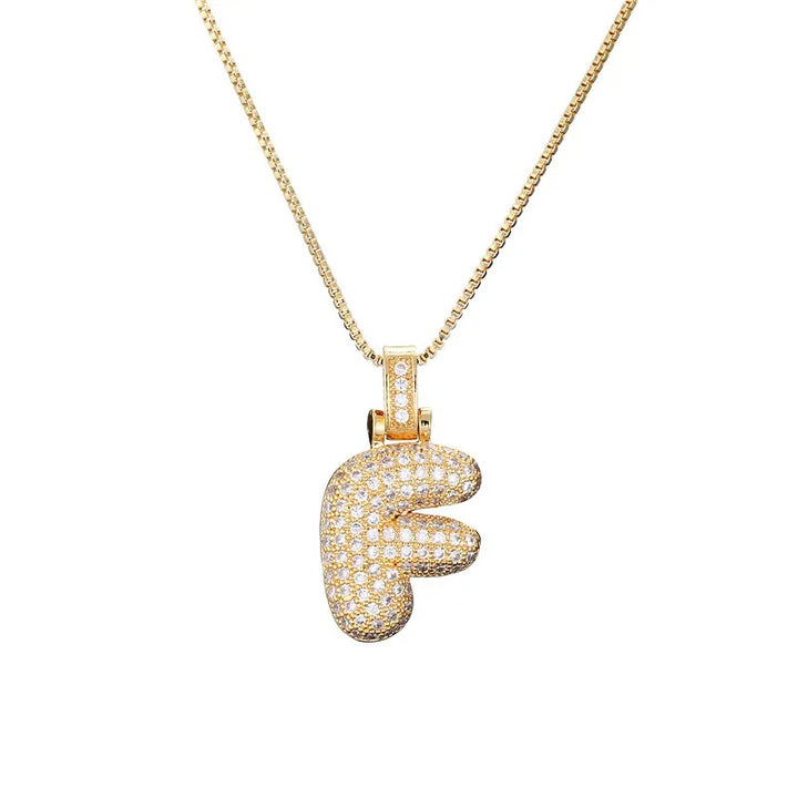BUBBLE INITIALS Necklace
