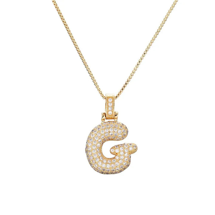 BUBBLE INITIALS Necklace