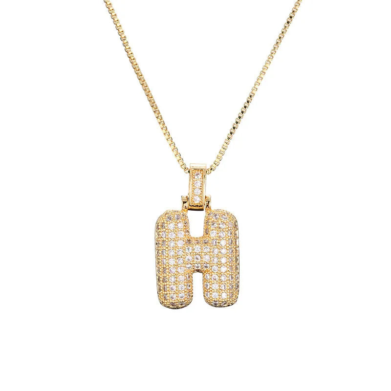 BUBBLE INITIALS Necklace