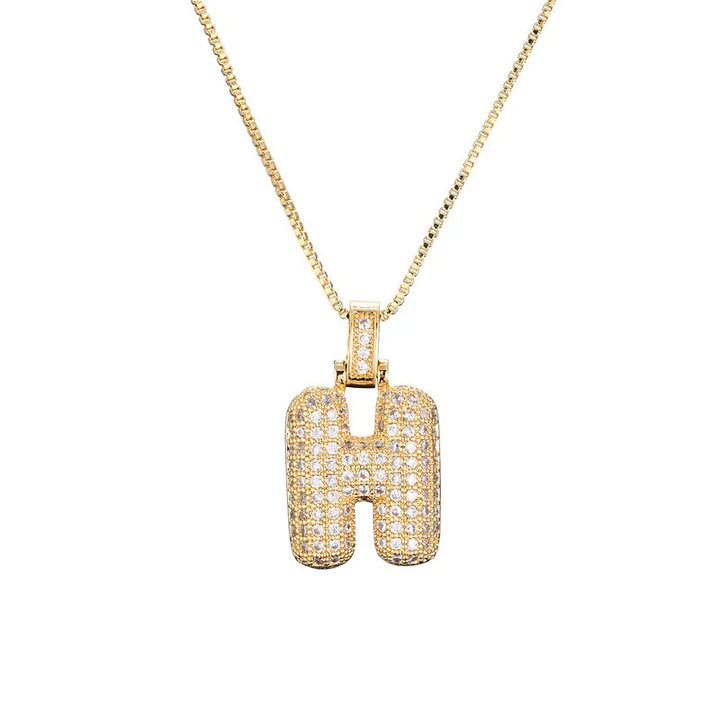 BUBBLE INITIALS Necklace