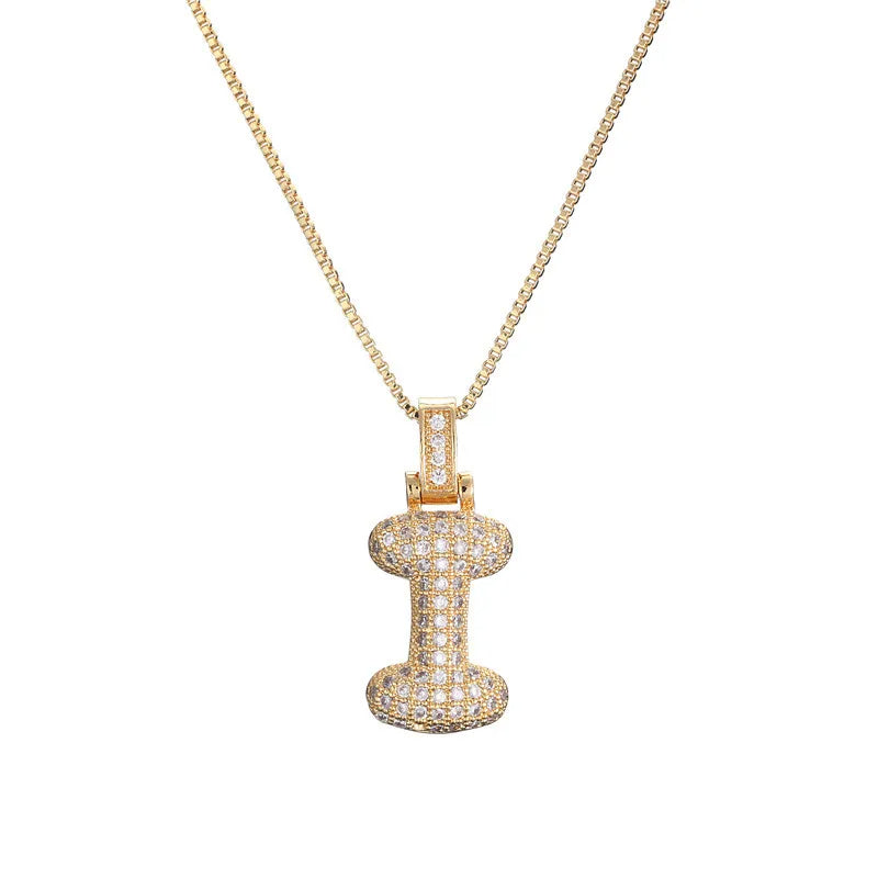 BUBBLE INITIALS Necklace