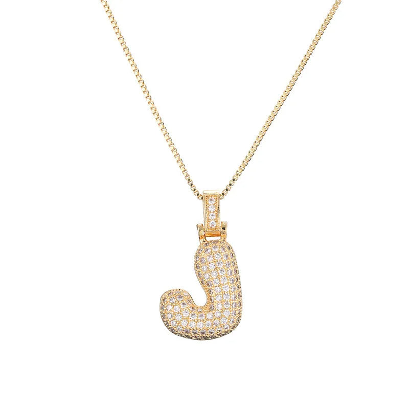 BUBBLE INITIALS Necklace