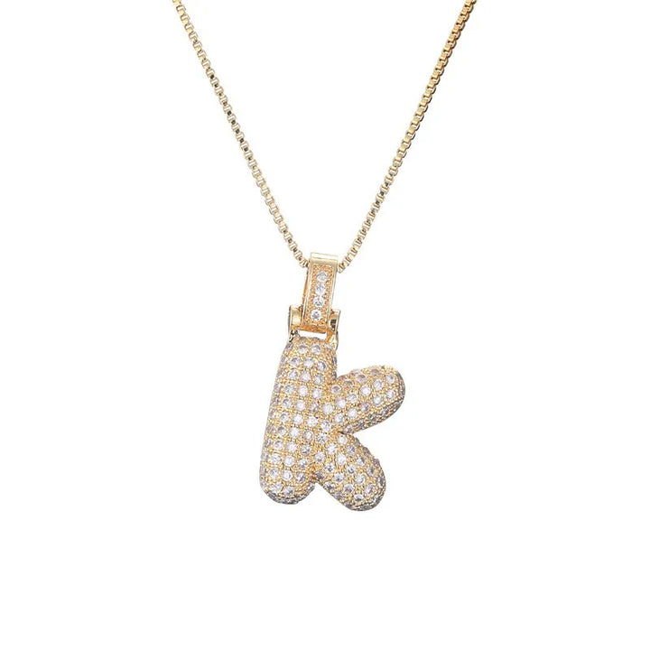 BUBBLE INITIALS Necklace