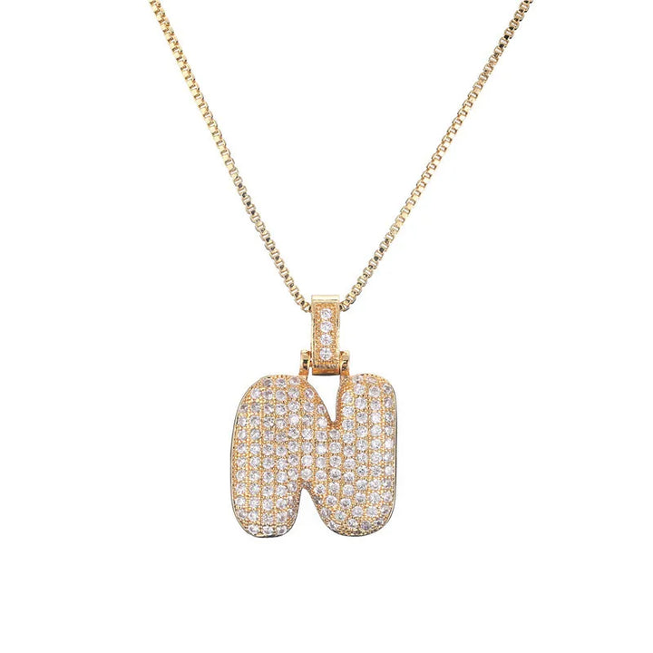 BUBBLE INITIALS Necklace