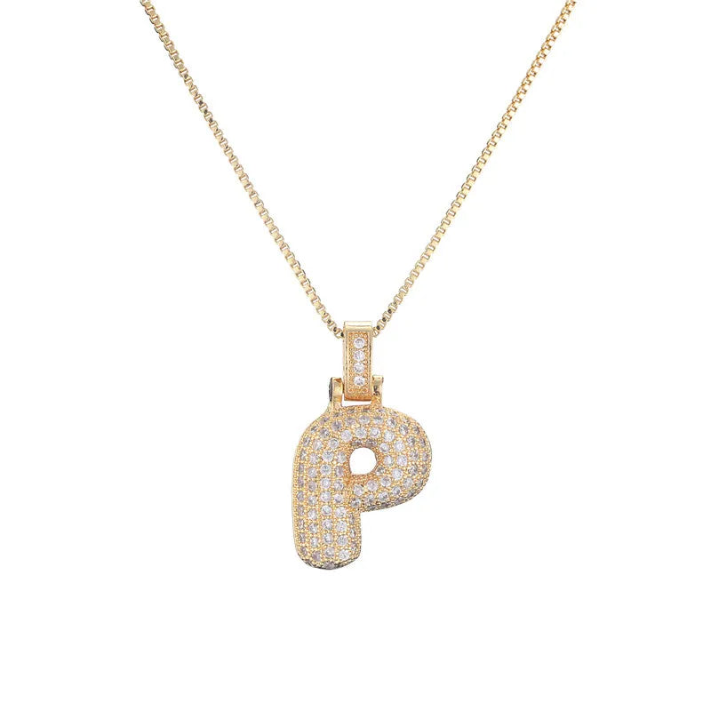 BUBBLE INITIALS Necklace