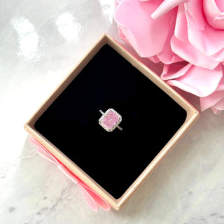 (PINK) ICY QUEEN Ring S925 Sterling Silver