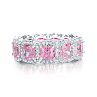 PINK LUXURY Ring Band S925 Sterling Silver