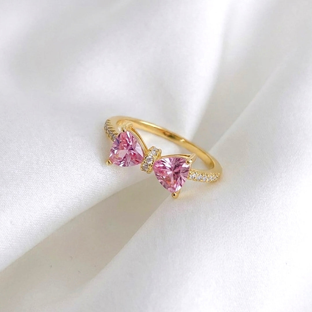 PINK BOW Ring