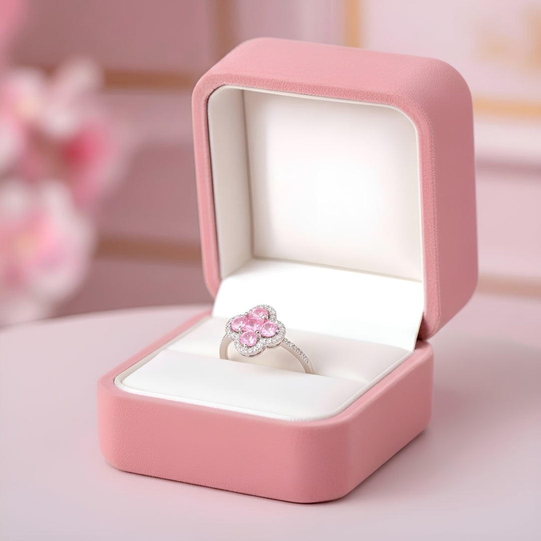 (PINK) EUPHORIA CLOVER Ring