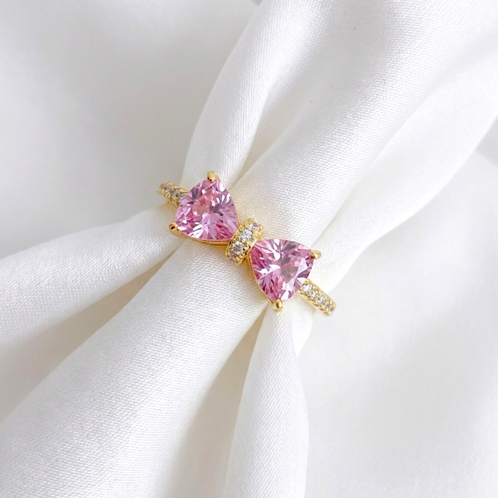 PINK BOW Ring