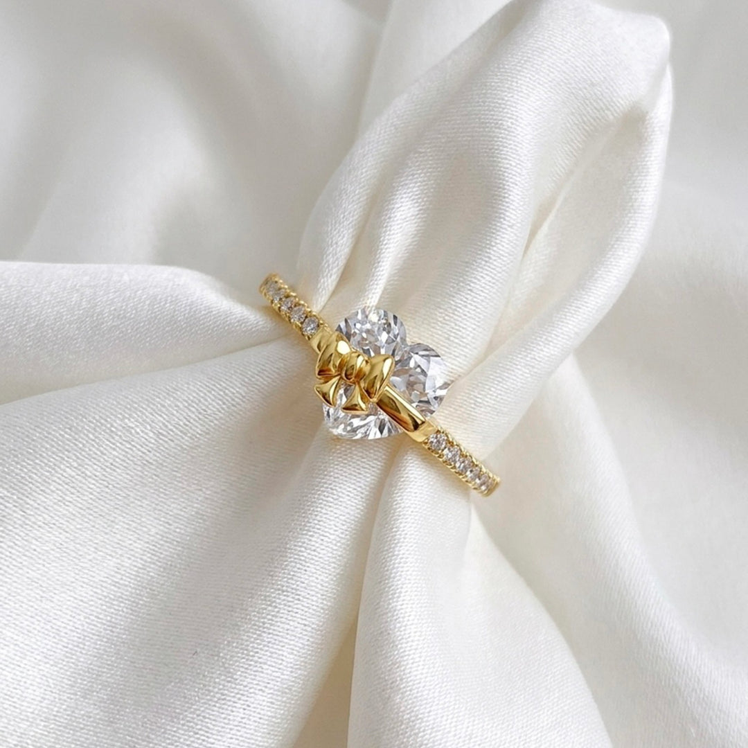GIFTED Promise Ring (Heart & Bow)