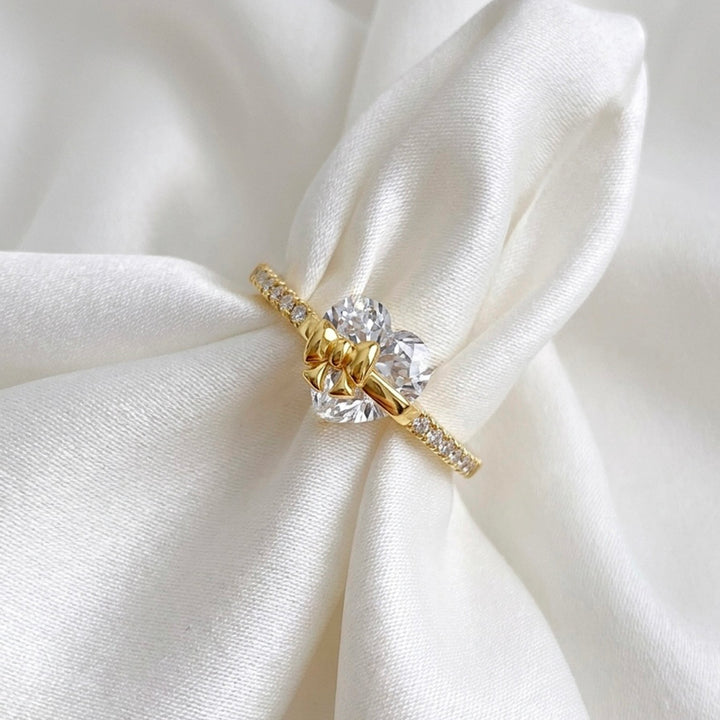 GIFTED Promise Ring (Heart & Bow)