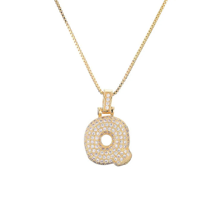 BUBBLE INITIALS Necklace