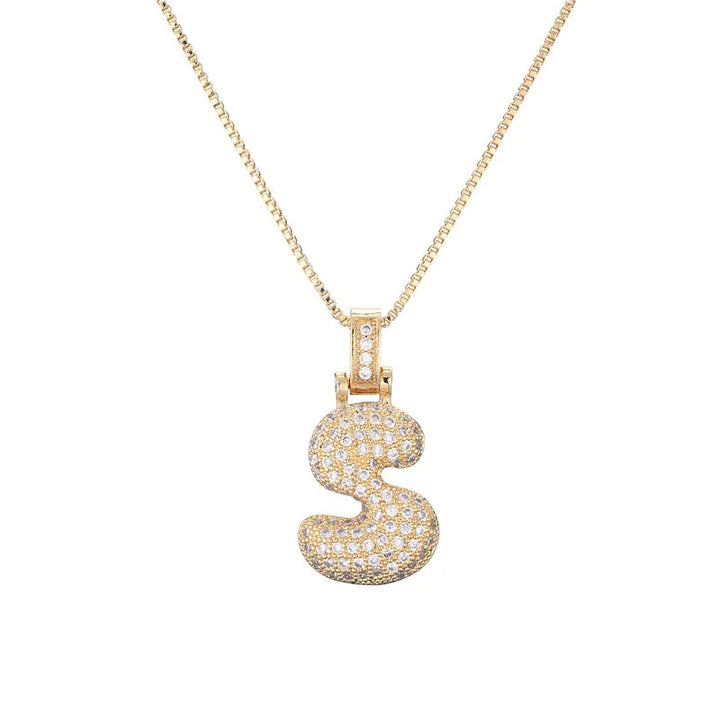 BUBBLE INITIALS Necklace