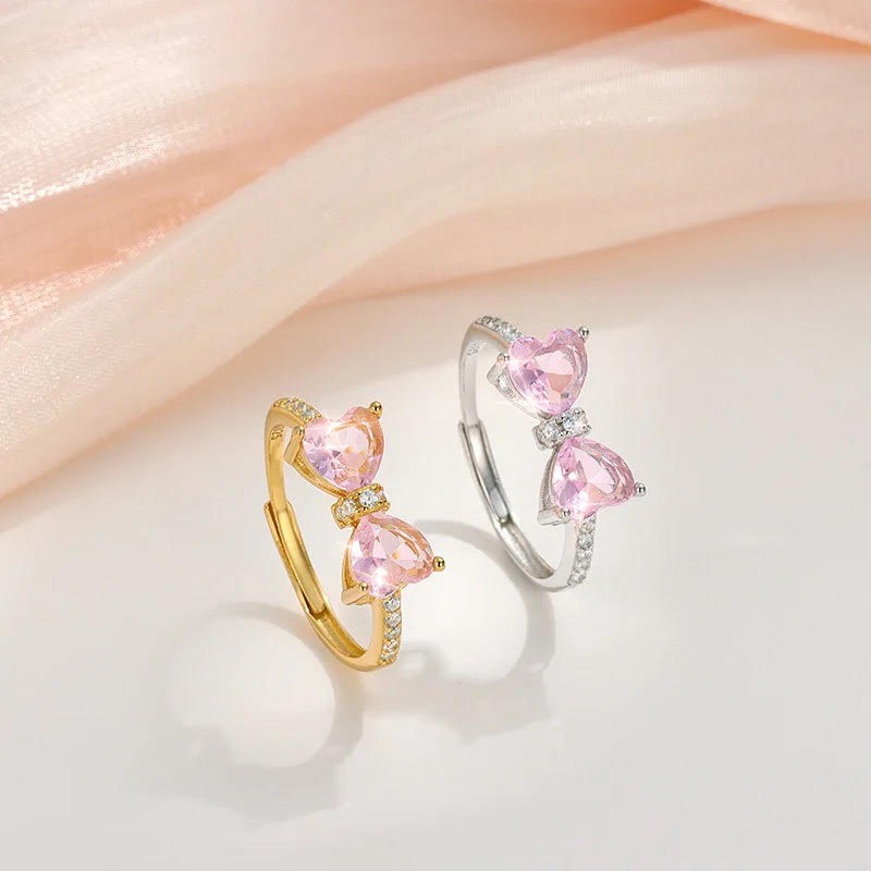 PINK BOW Ring