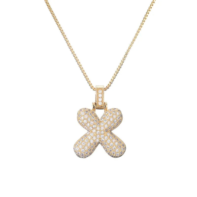 BUBBLE INITIALS Necklace