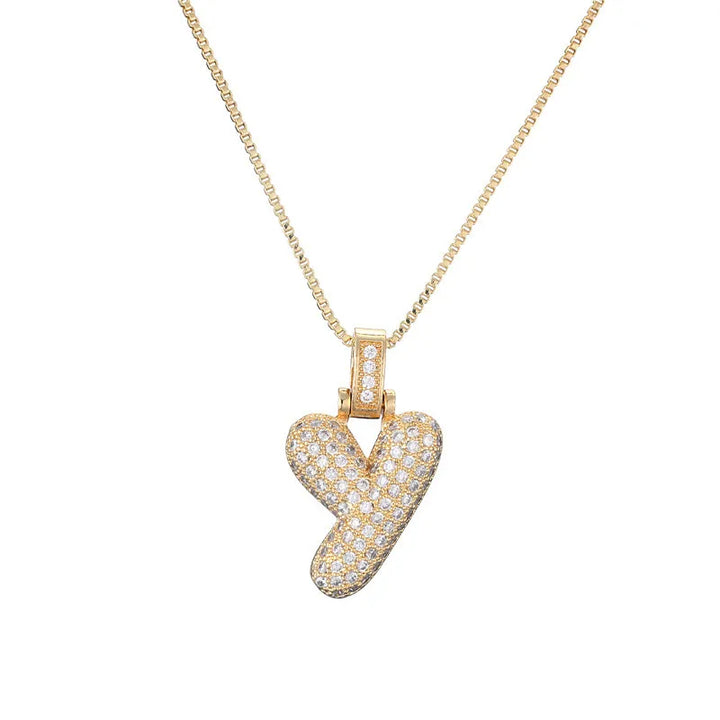 BUBBLE INITIALS Necklace