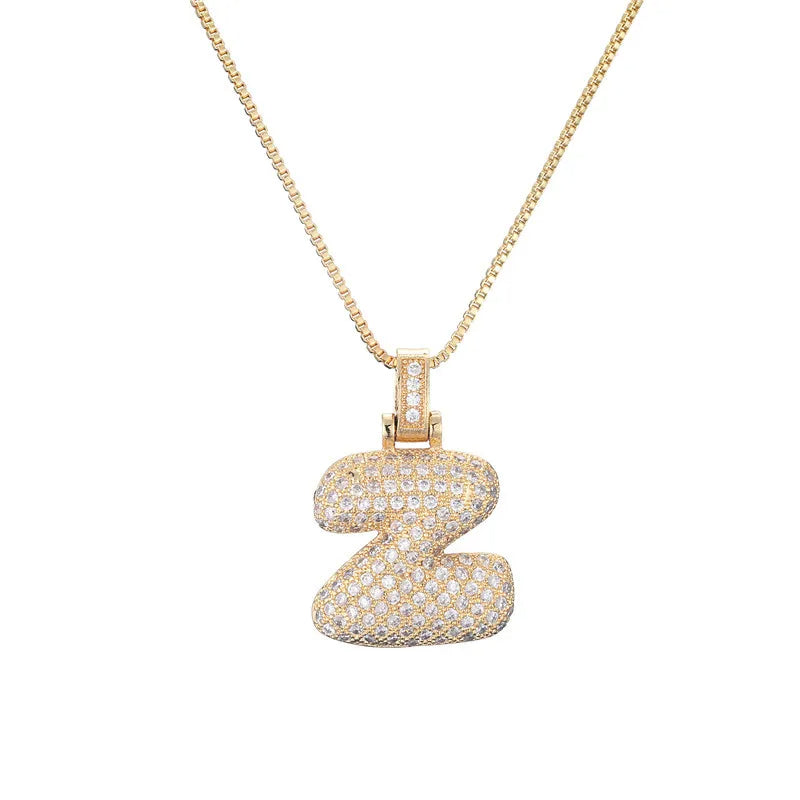 BUBBLE INITIALS Necklace