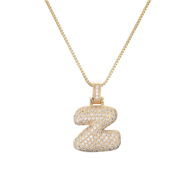 BUBBLE INITIALS Necklace